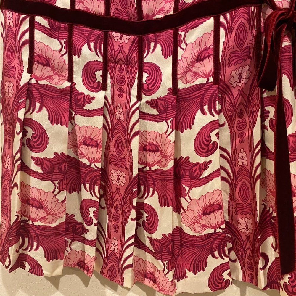 Tracy Reese Floral Silk Mini Dress - Size 4 - Picture 8 of 9